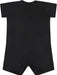 Jordan® - Jordan® Baby Short Sleeve Shortall Romper – Black/Gym Red Baby Short Sleeve Shortall Romper – Black/Gym Red