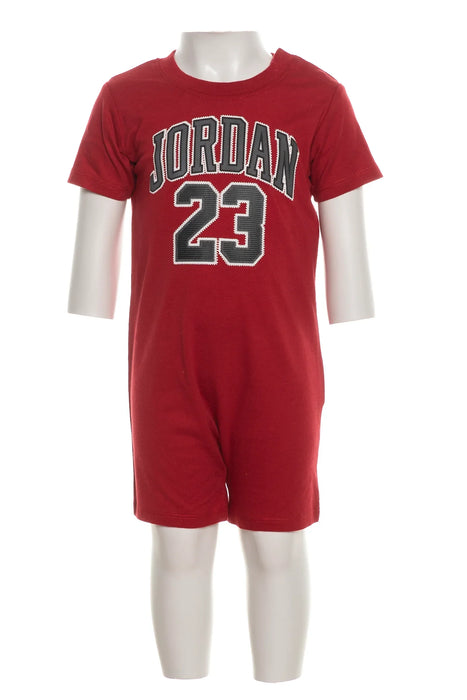 Jordan® - Jordan® Baby/Toddler 23 Romper & Bootie 2-Piece Set – Red