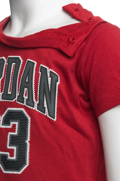 Jordan® - Jordan® Baby/Toddler 23 Romper & Bootie 2-Piece Set – Red