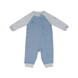 Juddlies Designs® - Juddlies Raglan Organic Cotton Playsuit - Denim Blue