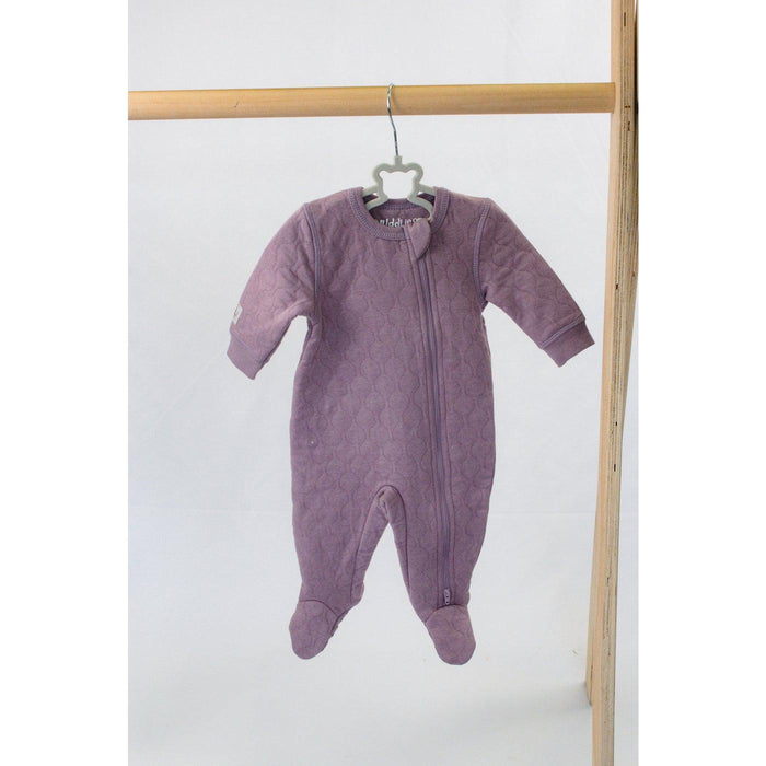 Juddlies - Juddlies Quilted Collection - Footed Sleeper - Mauve