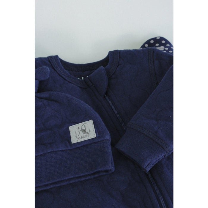 Juddlies - Juddlies Quilted Collection - Footed Sleeper - Midnight