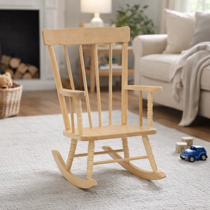 Junior Child's Rocking Chair – Solid Wood Classic by J.B. Poitras