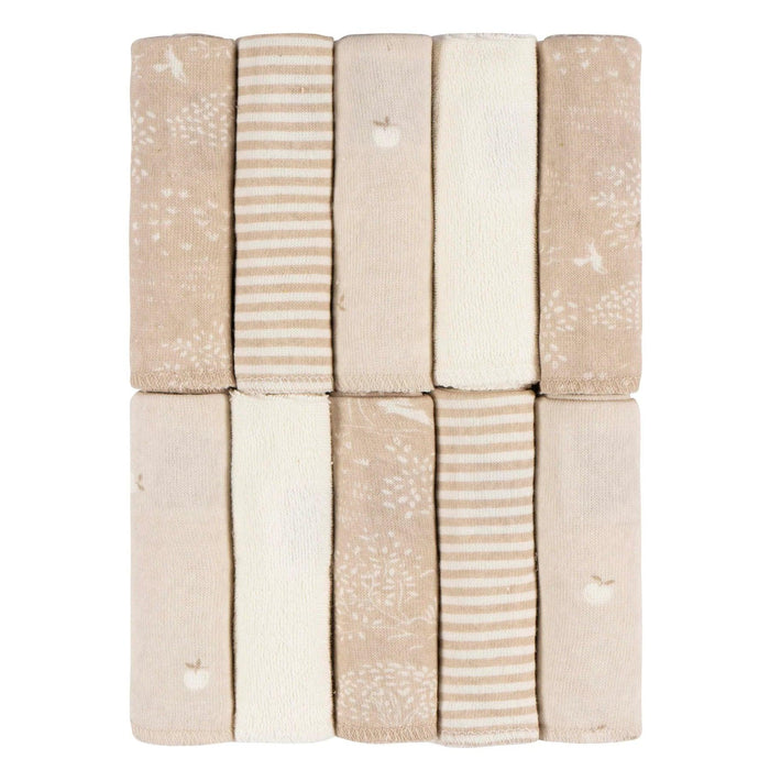 Just Born Baby Washcloths - 10-pack