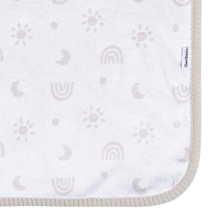 Just Born - Gerber 2ply Plush Baby Blanket