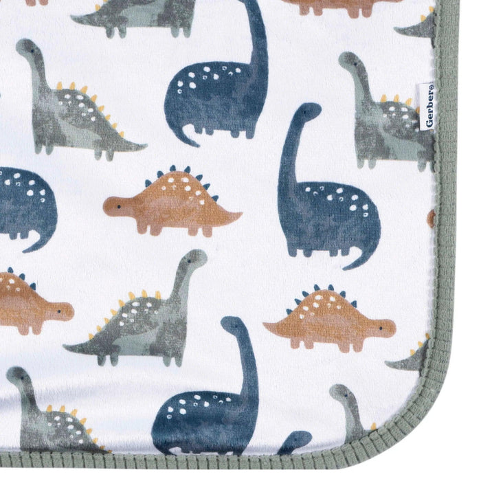 Just Born - Gerber 2ply Plush Baby Blanket