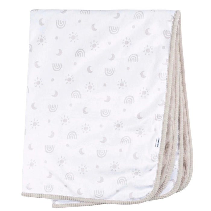 Just Born - Gerber 2ply Plush Baby Blanket