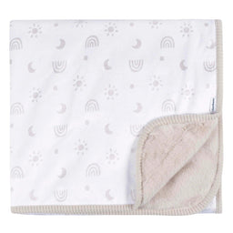 Just Born - Gerber 2ply Plush Baby Blanket