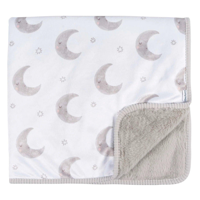 Just Born - Gerber 2ply Plush Baby Blanket