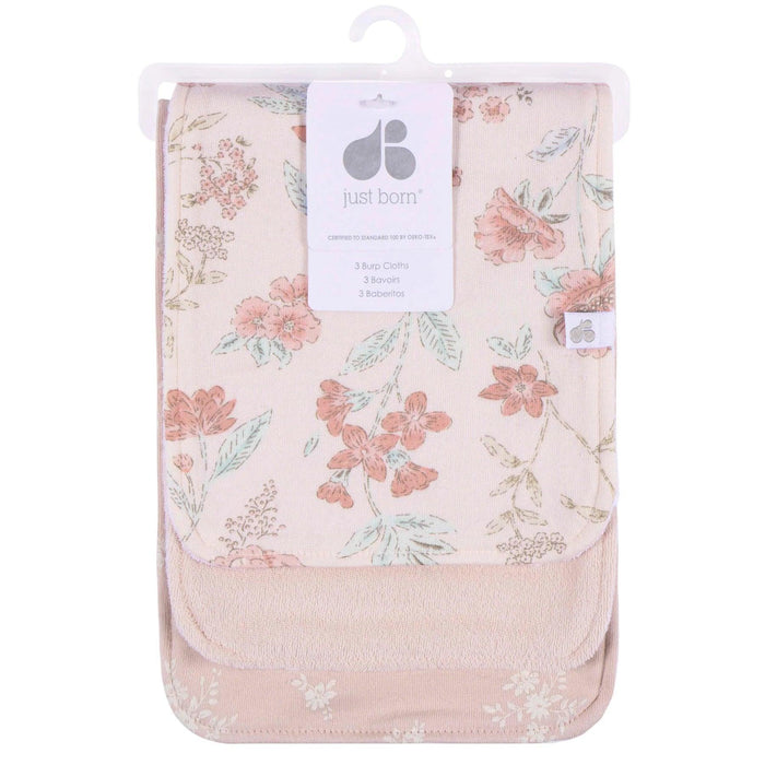 Just Born - Gerber 3-Pack Burpcloths