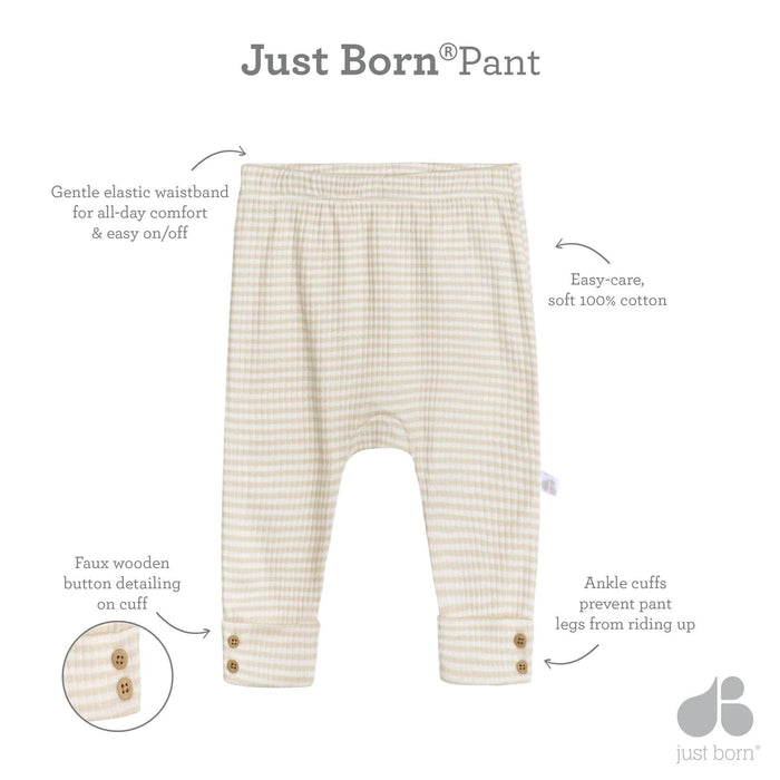 Just Born - Gerber Baby Comfy Pants - 2-pack