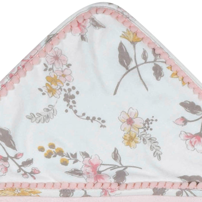 Just Born - Just Born 3 Pack Baby Girls Vintage Floral Hooded Towels