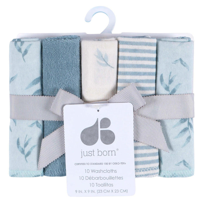 Just Born - Just Born Baby Washcloths - 10-pack