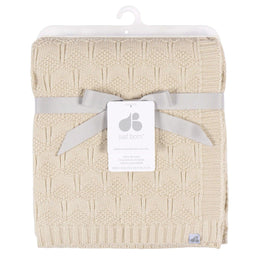 Just Born - Just Born by Gerber Baby Neutral 1-Pack Sweater Knit Blanket - TAN