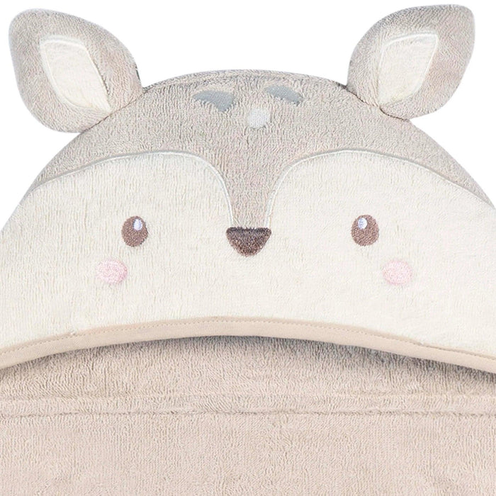 Just Born - Just Born Cute Animal Character Baby Hooded Towel