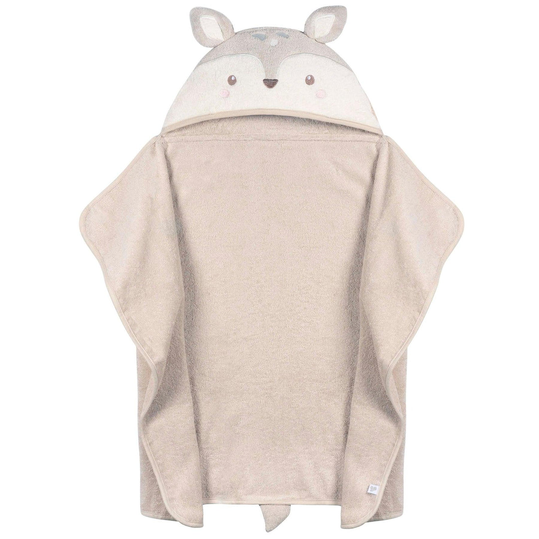 Just Born - Just Born Cute Animal Character Baby Hooded Towel