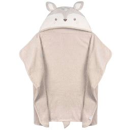 Just Born - Just Born Cute Animal Character Baby Hooded Towel
