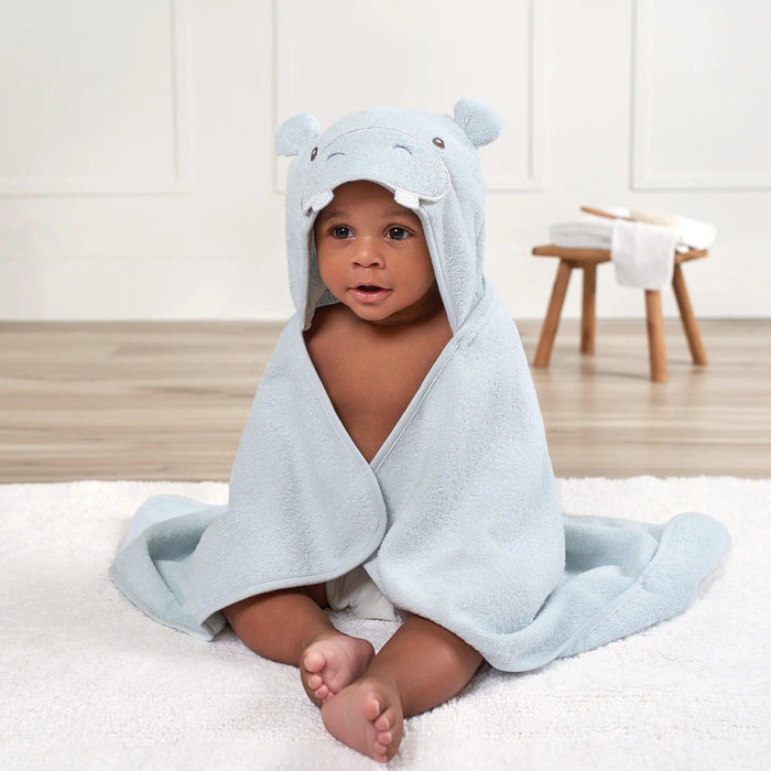 Just Born - Just Born Cute Animal Character Baby Hooded Towel