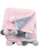 Just Born - Just Born Pink Cuddle Plush Pom Pom Baby Blanket