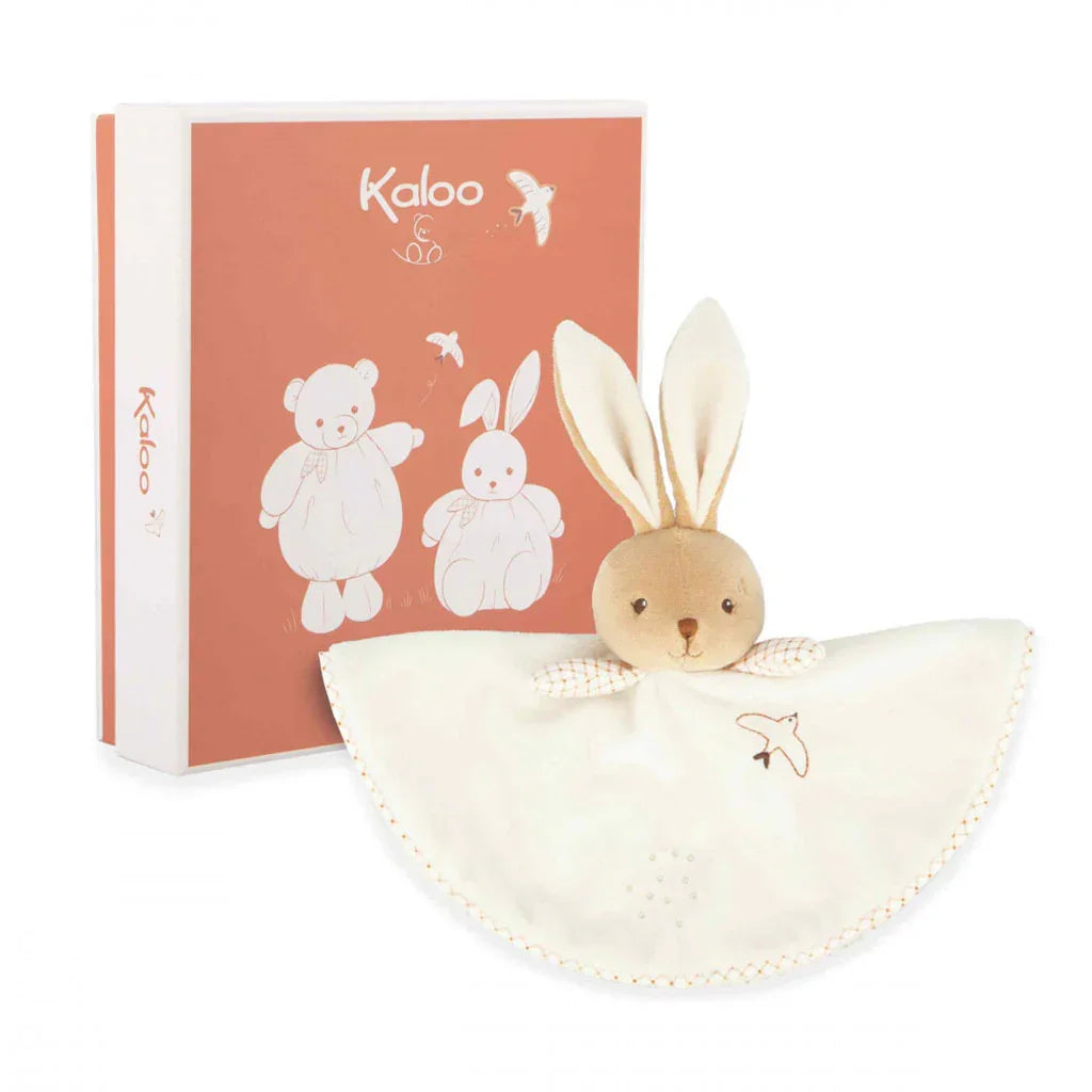 Kaloo® - Kaloo Round Rabbit Comforter – Ultra-Soft Baby Security Toy - Cream