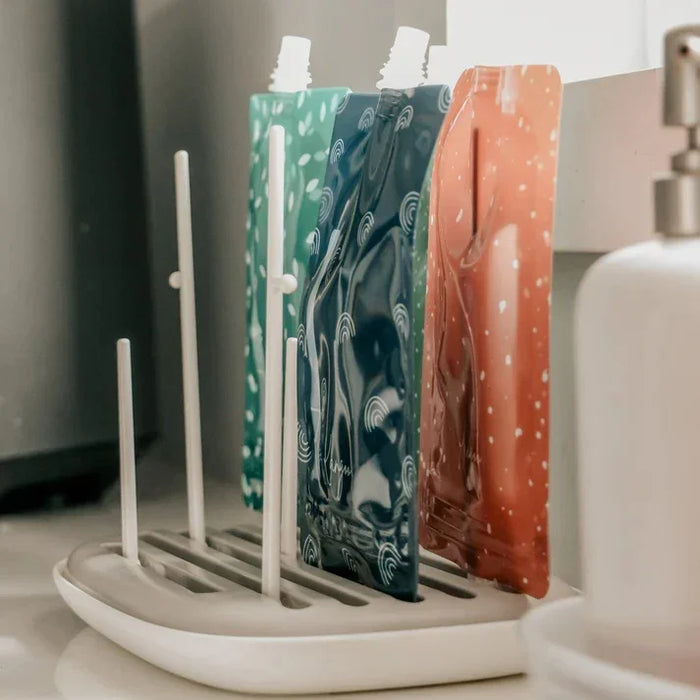 Kangoo et cie - Kangoo et cie Drainer Dryer for Bottles, Baby Bottles, and Reusable Food Pouches