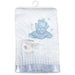 Kasen - Kasen Baby Baptism Blue Bear Blanket - Bless This Child