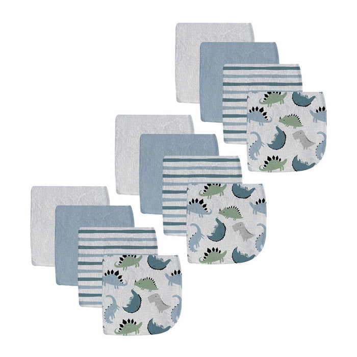 Kidilove Lot de 12 débarbouillettes pour bébé - Douces 100% coton, indispensables pour bébé et tout-petit