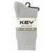 Key® - KEY Children’s Athletic Crew Socks – Cushioned & Durable – 3 Pairs (Size 9–11)- 6410