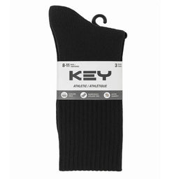 Key® - Key Children's Sport Socks - Cushioned Soles - 3 Pack - 7410