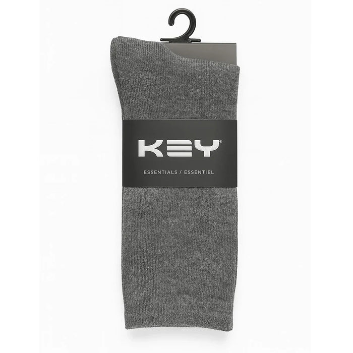 Key® - Key Kids Flat Knit Dress Cotton Socks (Single Pack) - Size 9-11 - 4100