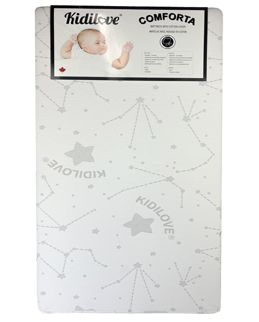 Comforta Baby Crib Mattress by Kidilove Breathable Cotton Cover