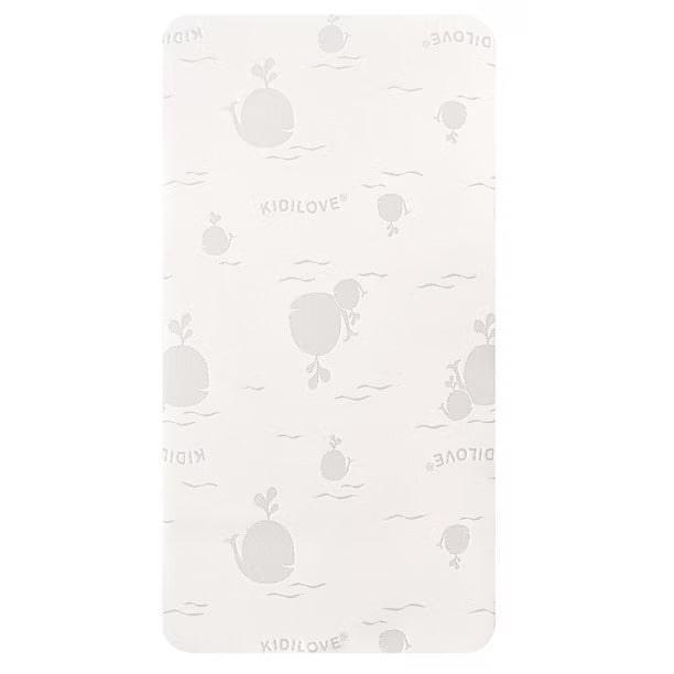 Kidilove® - KidiLove Coziness 5" Baby and Toddler Bed Foam Mattress With Organic Cotton Cover In White