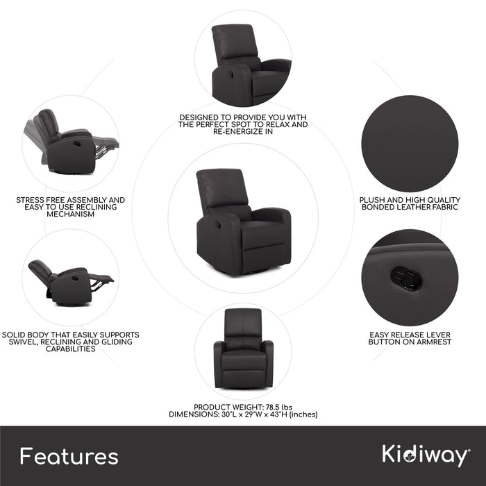 Kidiway - Kidilove 3 in 1 Bermuda PU Leather