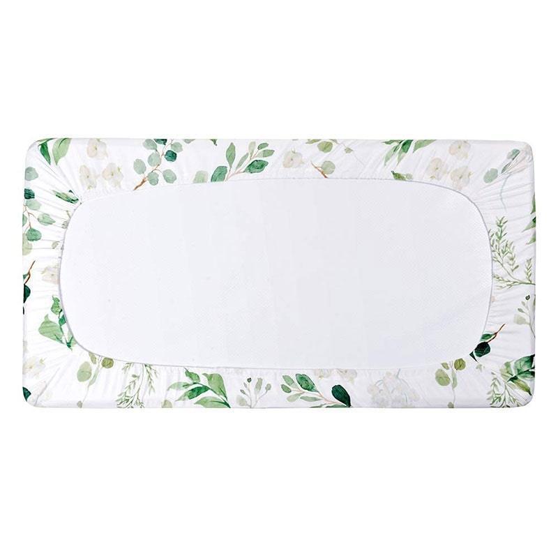 Kidiway - Kidilove Tencel Cover Change pad - Green Leaf