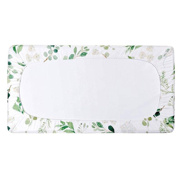 Kidiway - Kidilove Tencel Cover Change pad - Green Leaf