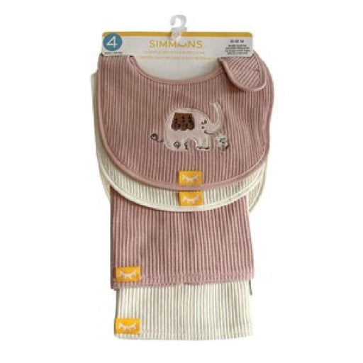 Kidiway - Simons 4 pack waffle gift set - Bibs & Burp Cloths