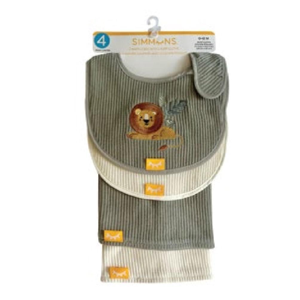 Simons 4 pack waffle gift set - Bibs & Burp Cloths — Goldtex