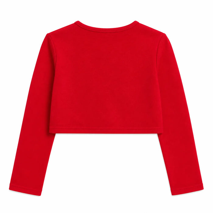 Kids Dream® Cardigan Boléro Blanc Floral à Nouer Devant pour Filles Tailles 2-12