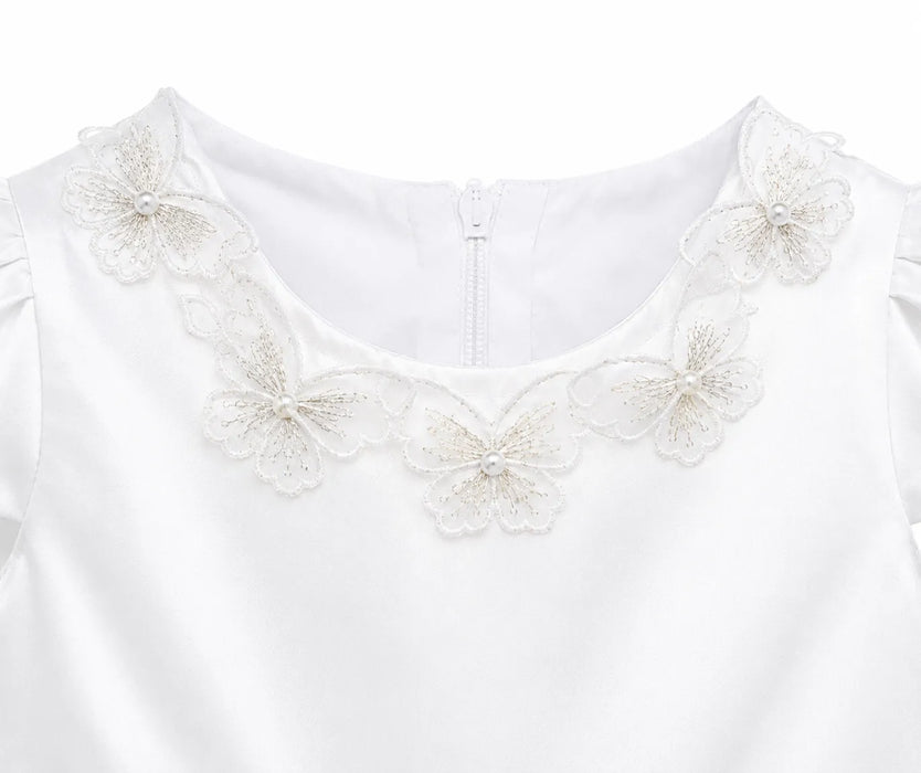 Kids Energy® Robe de soirée en tulle et dentelle papillon pour bébés filles Tailles S-XL