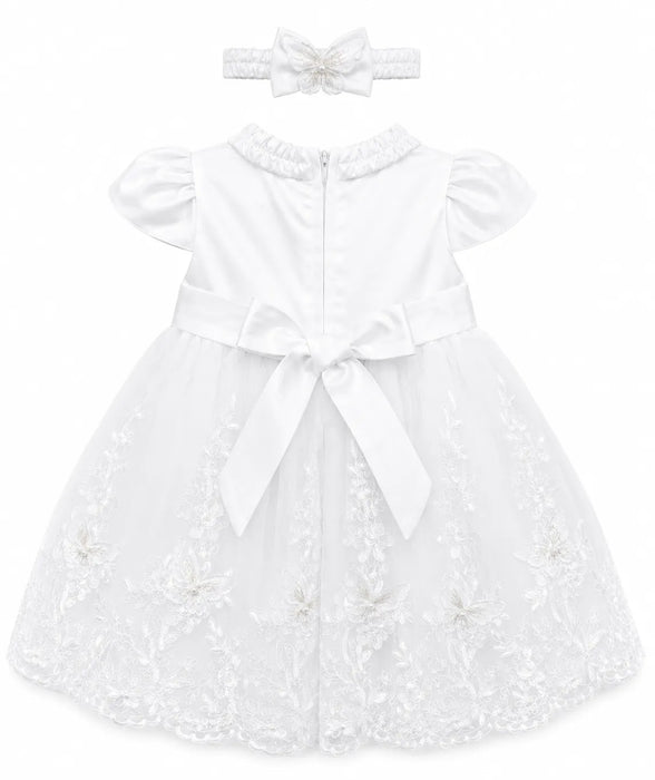 Kids Energy® Robe de soirée en tulle et dentelle papillon pour bébés filles Tailles S-XL