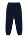 Kids energy fleece joggers in navy blue displayed flat on a white background.