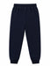 Kids energy fleece joggers in solid navy blue shown laid flat on a white background.