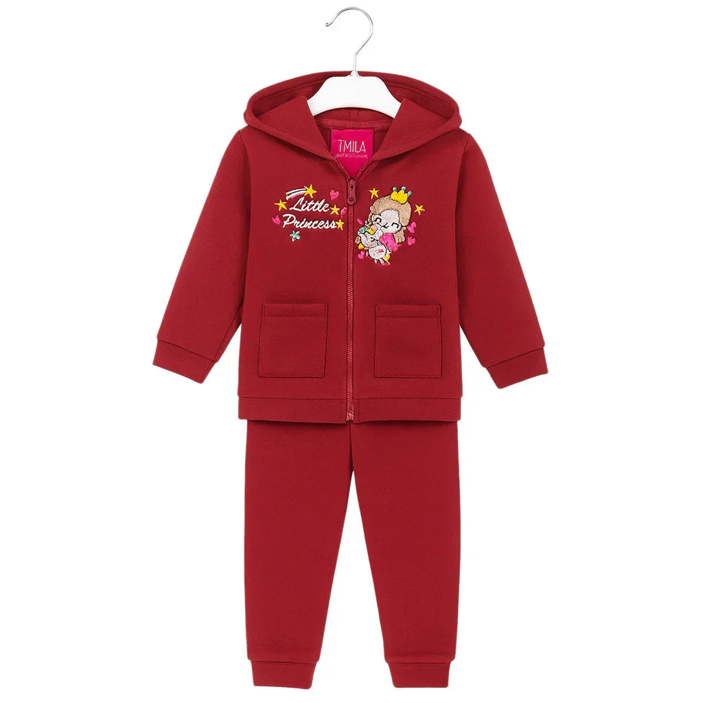 Kids Energy® - Kids Energy 3-Piece Jogger Set for Girls – Hoodie, Tee & Joggers – Sizes 12M to 4T