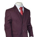 Kids Energy® - Kids Energy 5-Piece Formal Suit – Eggplant (Sizes 2–5 Years)