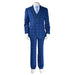 Kids Energy® - Kids Energy 5-Piece Formal Suit – Plaid Blue – (Sizes 2 to 20 Years)