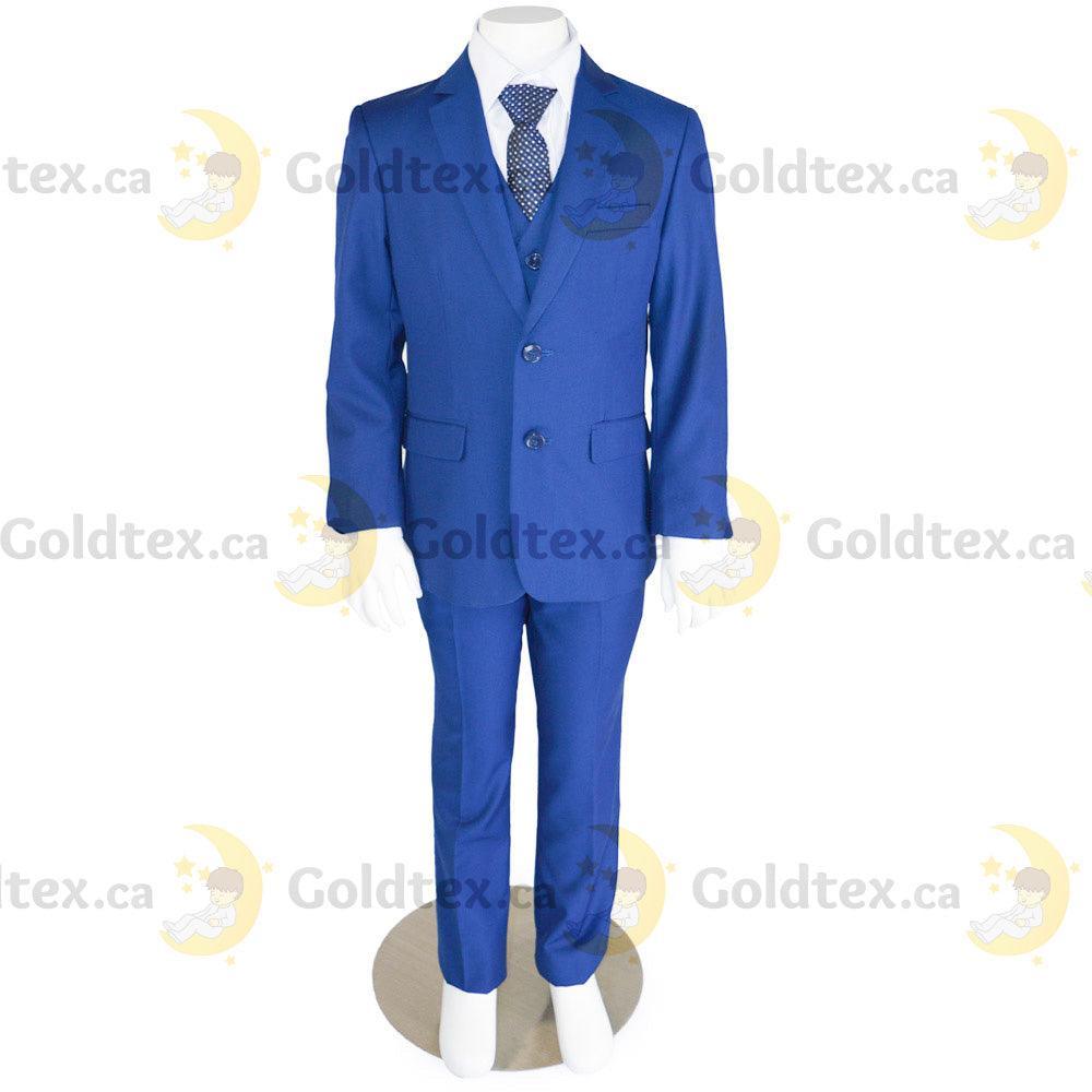 Kids Energy® - Kids Energy 5 Piece Formal Suit - Style 5092 - Royal Blue