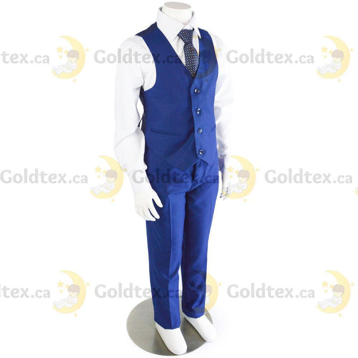 Kids Energy® - Kids Energy 5 Piece Formal Suit - Style 5092 - Royal Blue