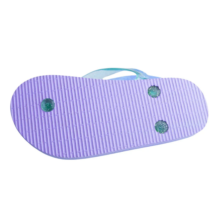 Kids Shoes - Disney Frozen Girls’ Flip-Flops – Elsa Glitter Strap Sandals - (9/10 to 13/1)