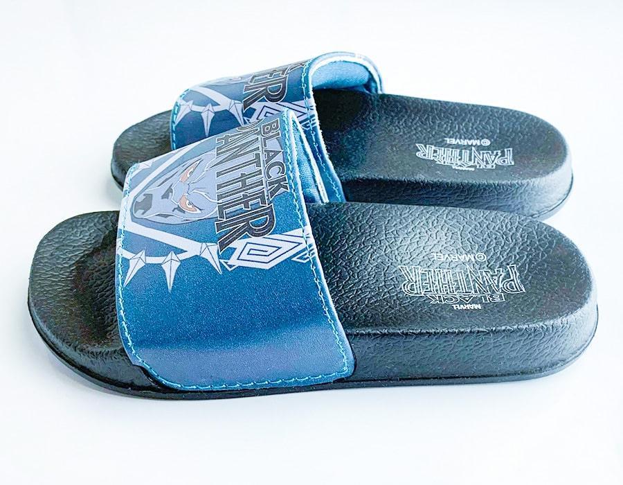 Kids Shoes - Kids Shoes Black Panther Youth Boys Slip-on Sandals