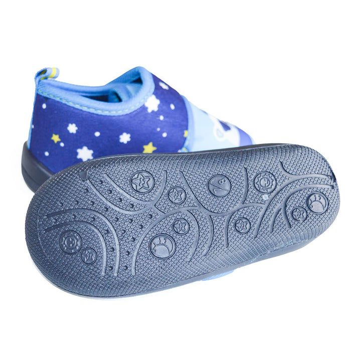 Kids Shoes - Kids Shoes Blue Polar Bear Todder Non-slip Daycare Slippers - (5-6T to 11-12)